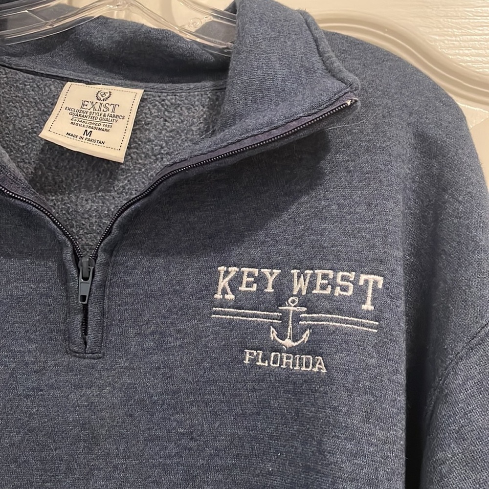 Key West blue sweatshirt M - Picture 2 of 4